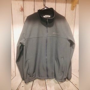 Columbia Sportswear Mt.Village Soft Shell Polyest Mens Sz XL LIGHT GREY Jacket